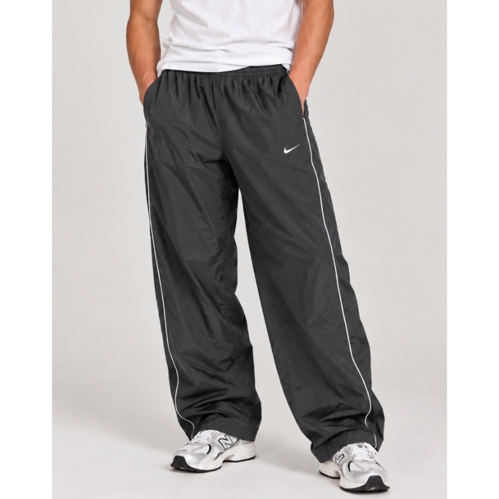 NEW Nike Sportswear Mens Track Pants Dark Grey White Swoosh 322551-010 XL